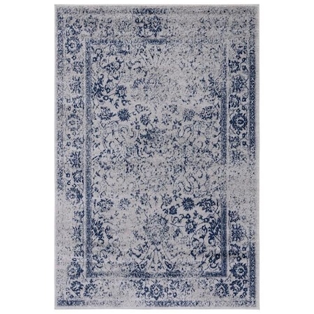 Safavieh Adirondack Power Loomed Square Area Rug, Grey and Navy - 6 x 6 ft. ADR109P-6SQ